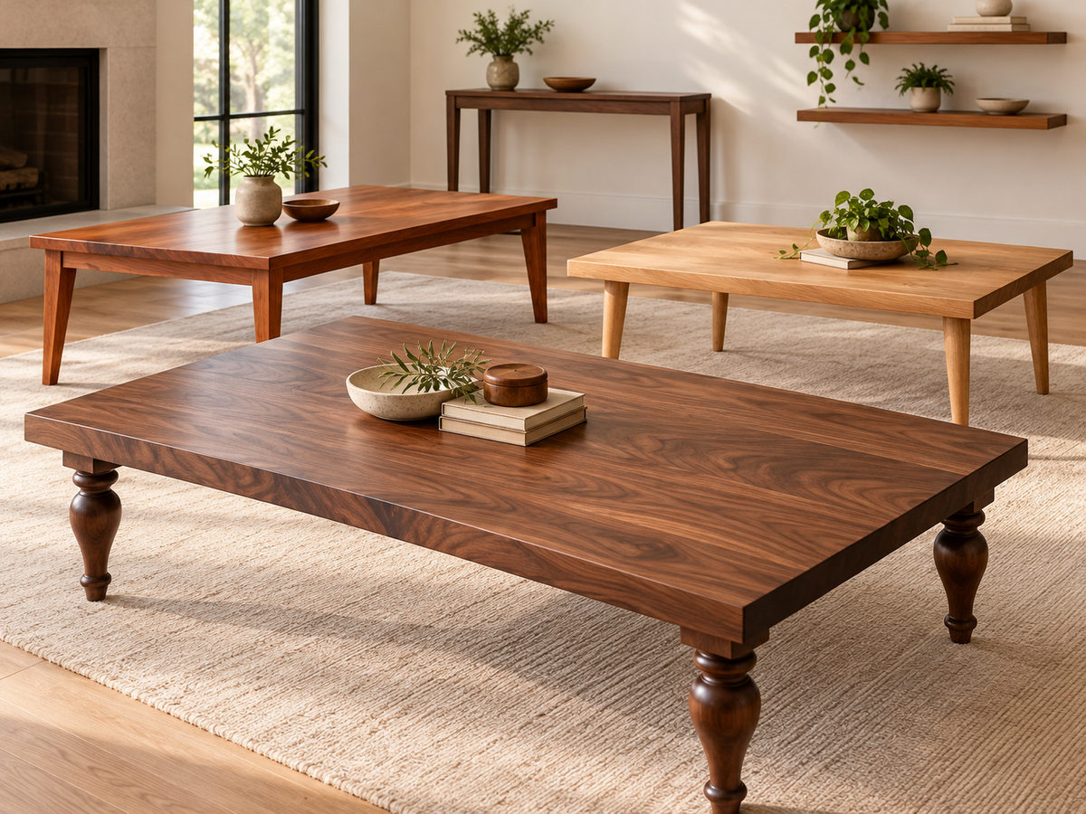 Premier Custom Hardwood Coffee Table